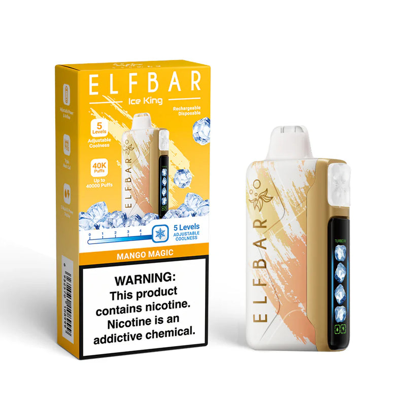 Caixa Elfbar Ice King 40K 5% - Caixa com 10 Unidades
