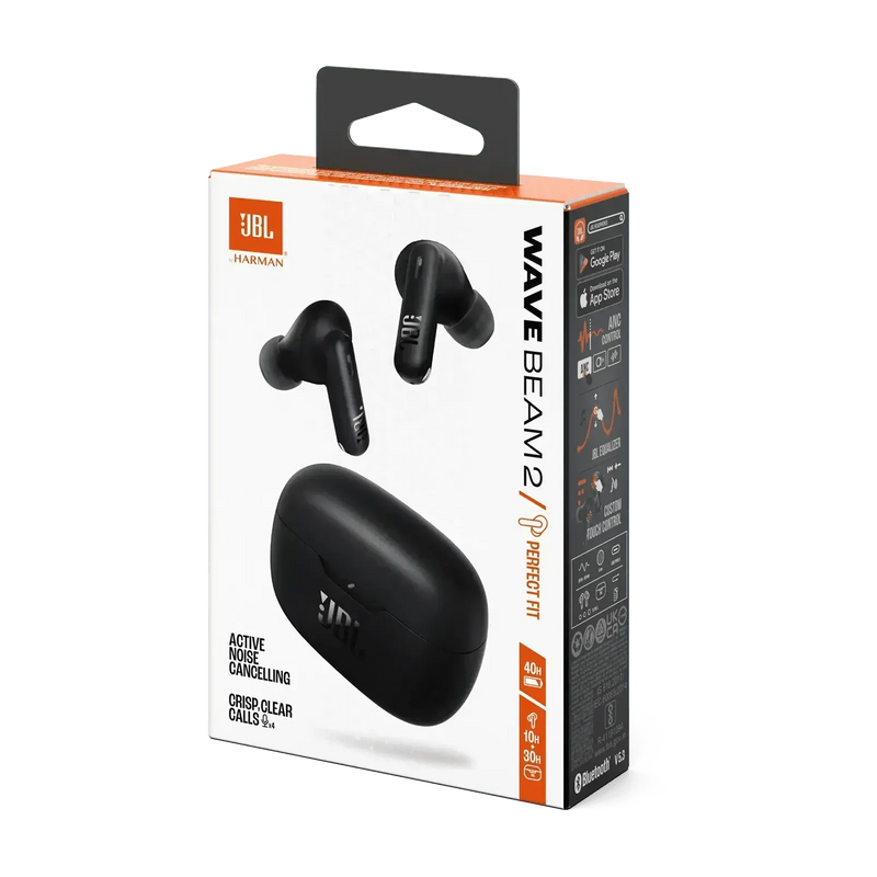 Fone de Ouvido JBL Live BEAM 3, Bluetooth, Cancelamento de Ruído, Preto